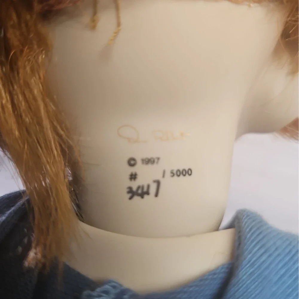 Vintage 1997 Donna RuBert 'Time Out' Porcelain Boy Doll 'Henry' # 3417 Of 5000